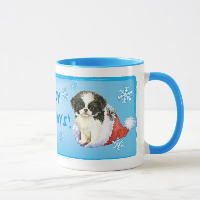 Happy Howlidays Japanisches Kinin Tasse (Rechts)