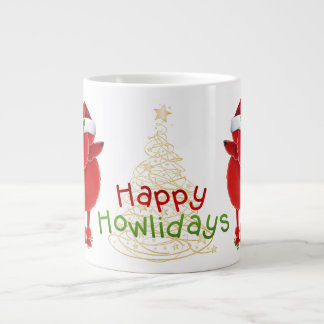 Happy Howlidays Jumbo-Tasse