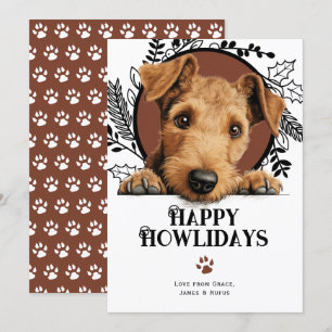Happy Howlidays Lakeland Terrier Dog Weihnachten