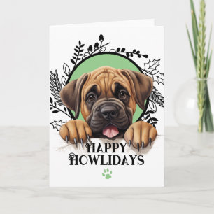 Happy Howlidays Mastiff Dog Weihnachten