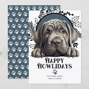 Happy Howlidays Neapolitan Mastiff Dog Weihnachten