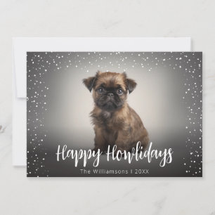 Happy Howlidays Niedlich Hund Foto Weihnachten