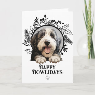 Happy Howlidays Old English Sheep Dog Weihnachten