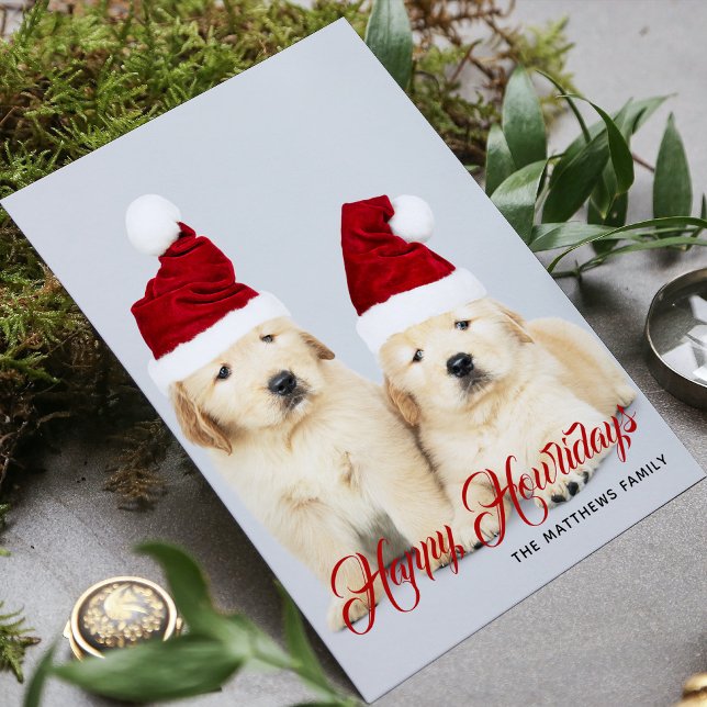 Happy Howlidays Pet Dog Holiday Foto | Weihnachten (Von Creator hochgeladen)