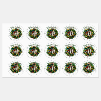 Happy Howlidays Photo Card Etiketten