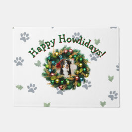 Happy Howlidays Photo Image Fußmatte
