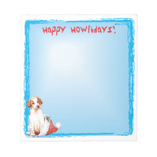 Happy Howlidays Pointer Notepad Notizblock