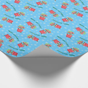 Happy Howlidays Standard Schnauzer Geschenkpapier