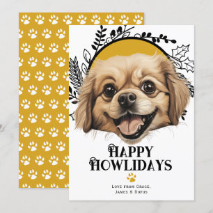 Happy Howlidays Tibetan Spaniel Weihnachten