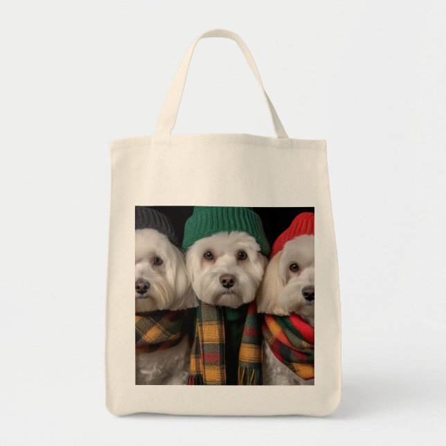 Happy Howlidays Tragetasche (Vorne)