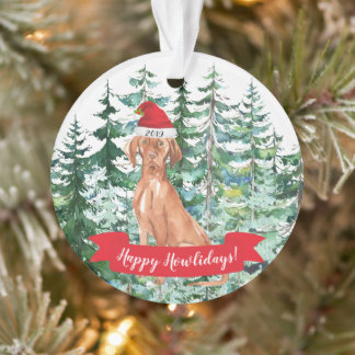 Happy Howlidays Ungarische Vizsla Weihnachten Ornament