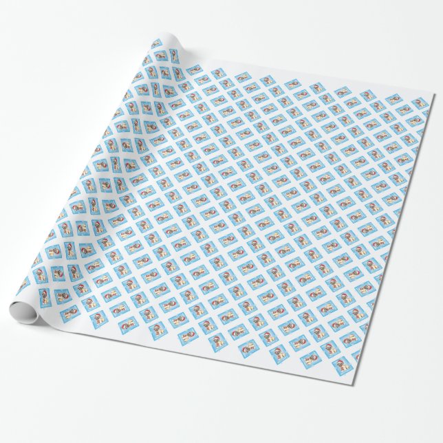 Happy Howlidays Wheaten Geschenkpapier (Ungerollt)