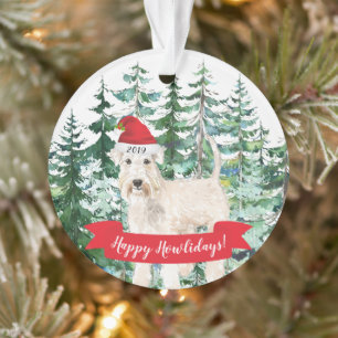 Happy Howlidays Wheaten Terrier Dog Weihnachten Ornament