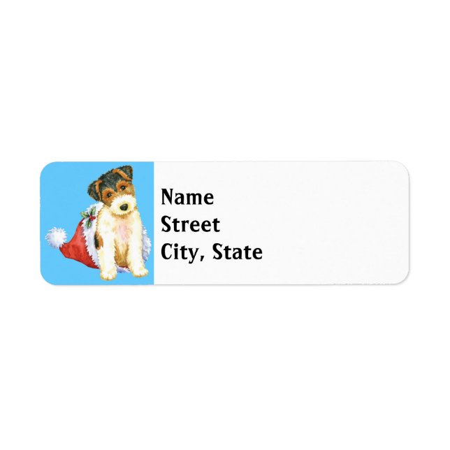 Happy Howlidays Wire Fox Terrier (Vorne)