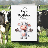 Happy Hug einen Vegetarier-Tag!