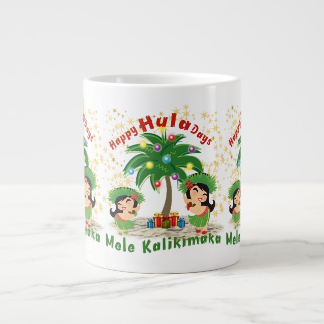 Happy Hula Days 3 Jumbo Tasse (Vorderseite)