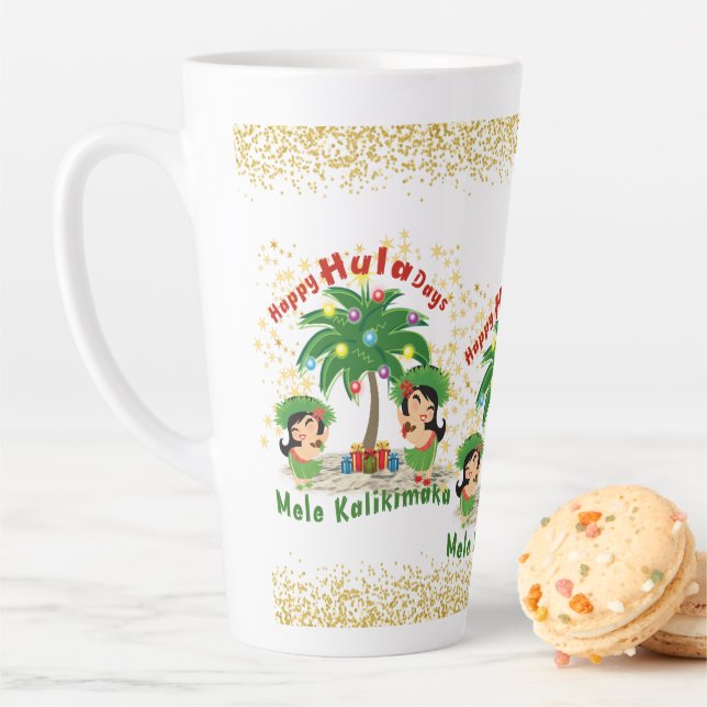 Happy Hula Days 3 Latte Tasse (Beispiel)
