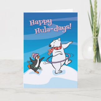 Happy Hula-Days (Blank Inside) Card Karte