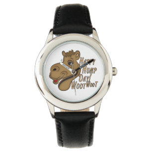 Happy Hump Day Camel Face Kinder beobachten Armbanduhr