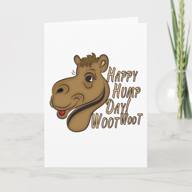 Happy Hump Day Woot Woot Karte (Vorderseite)