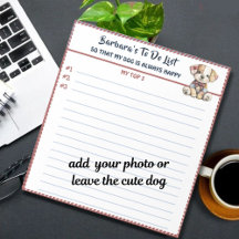 Happy Hund oder Foto Personalisiert, Planer zu tun
