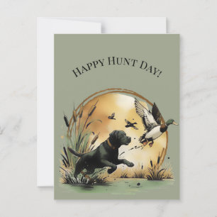 Happy Hunt Day! Postkarte