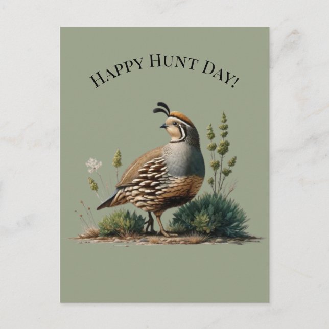 Happy Hunt Day! Postkarte (Vorderseite)
