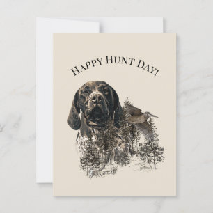Happy Hunt Day! Postkarte