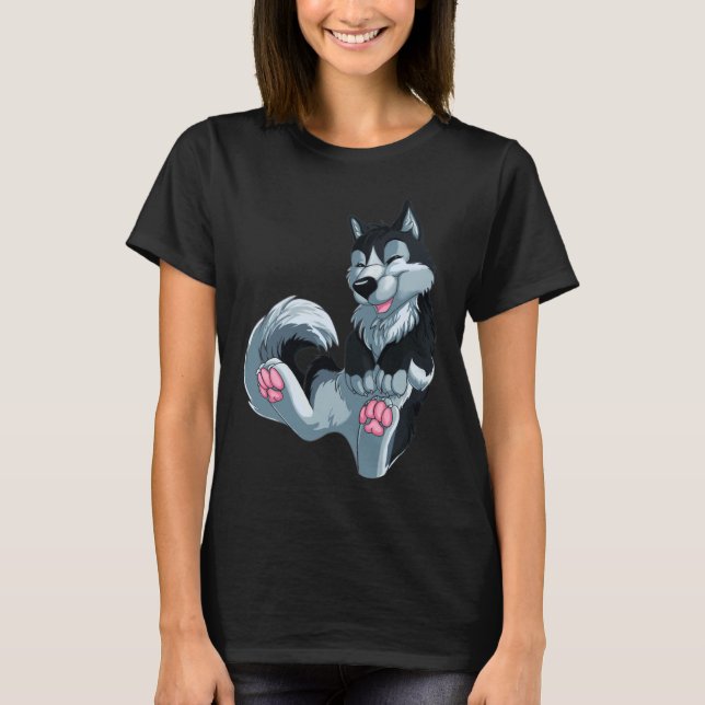 Happy Husky T-Shirt (Vorderseite)
