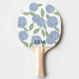 Happy Hydrangea Ping Pong Paddle Tischtennis Schläger