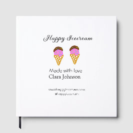 Happy Icecream add name website social media Gästebuch