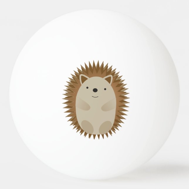 Happy Igel Tischtennisball (Vorderseite)