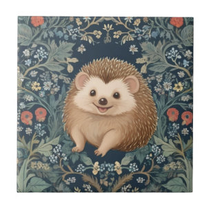 Happy Igel William Morris Style Floral Fliese