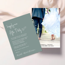 Happy immer nach dem Foto Hochzeit Empfang