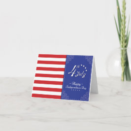 Happy Independence Day America Dankeskarte