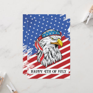 Happy Independence Day America Karte