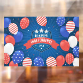 Happy Independence Day Clubing Fensteraufkleber