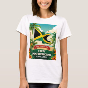Happy Independence Day Jamaica 1962 Proud T - Shir T-Shirt