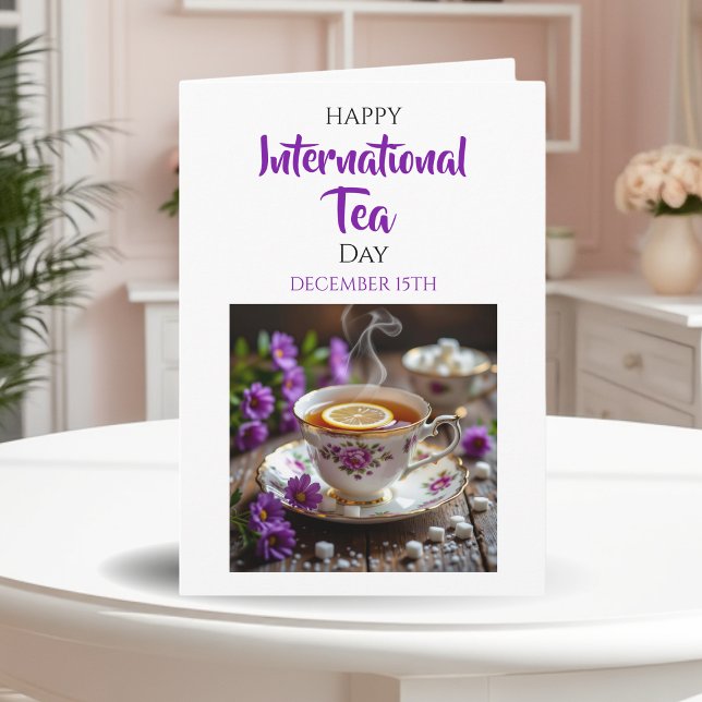 Happy International Tea Day | December 15th Karte (Von Creator hochgeladen)