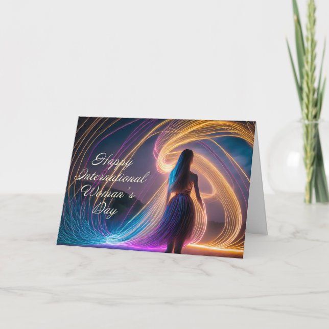 Happy International Woman's Day Karte (Vorderseite)