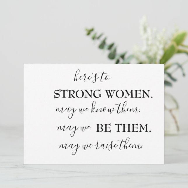 Happy International Women's Day Coffee Tasse Einladung (Stehend Vorderseite)