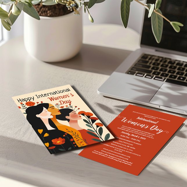 Happy International Women's Day Einladung (Von Creator hochgeladen)
