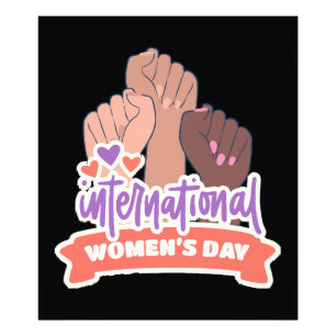 Happy International Women's Day Fotodruck