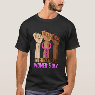 Happy International Women's Day Inspirier Inklusio T-Shirt