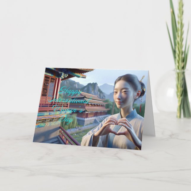 Happy International Women's Day Karte (Vorderseite)