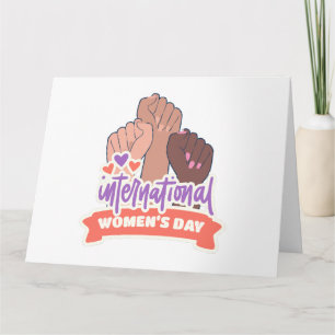 Happy International Women's Day Karte