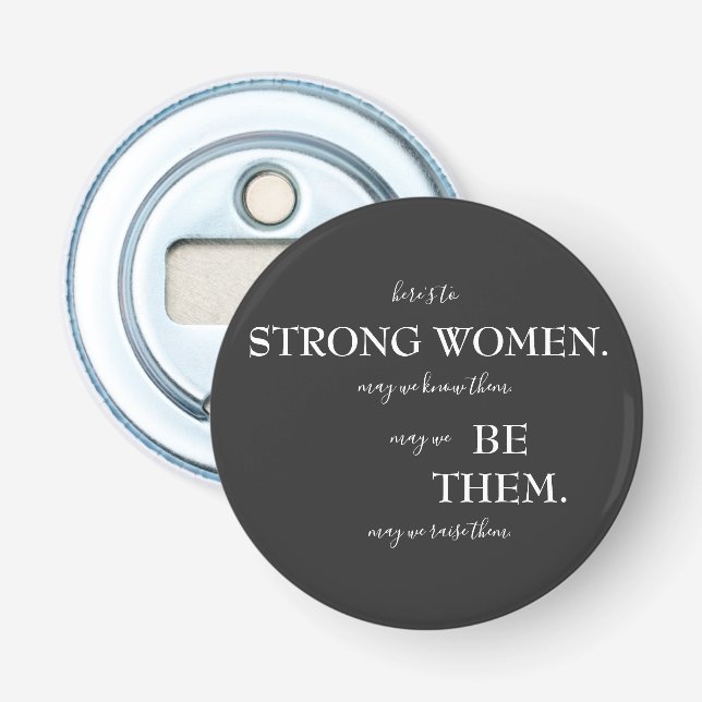 Happy International Women's Day T - Shirt Holzbox Flaschenöffner (Vorderseite)