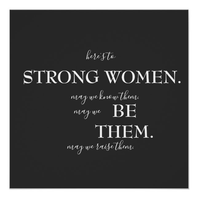 Happy International Women's Day T - Shirt Holzbox Poster (Vorderseite)