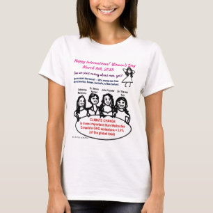 Happy Int'l Women's Day 2018 von RoseWrites T-Shirt