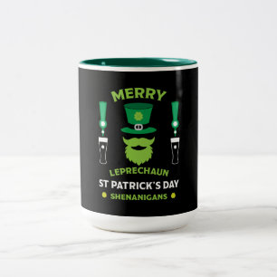 Happy Irish Saint Patrick's Day Australien März 17 Zweifarbige Tasse